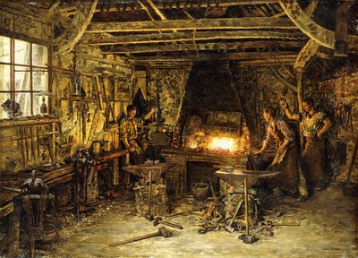 Glassmakers by Marie Francois Firmin Girard