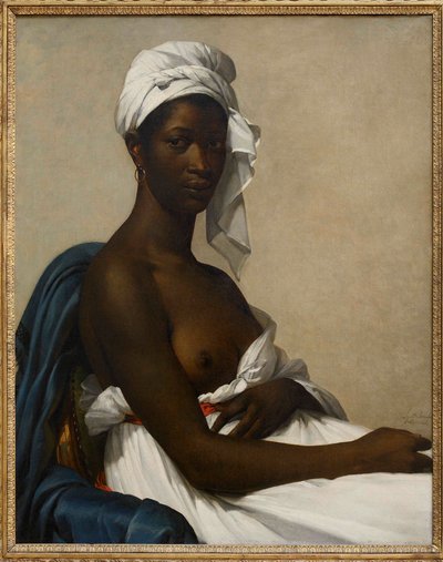 Portrait of a Black Woman by Marie Guilhelmine Benoist