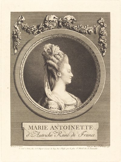 Marie-Antoinette by Marie Louise Adelaide Boizot after Louis Simon Boizot