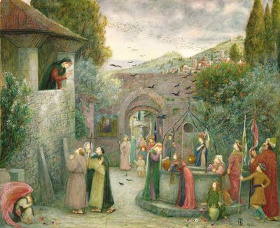 The Pilgrim Folk by Marie Spartali Stillman