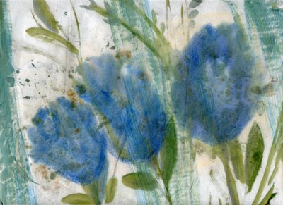 Blue Flowers 2 by Marina Falco