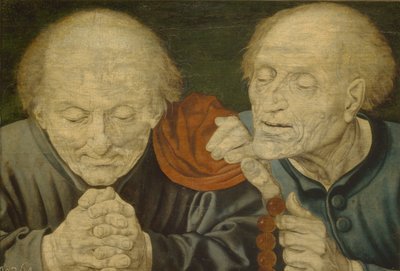 Two Old Men by Marinus van Roejmerswaelen
