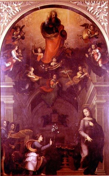 The Annunciation by Mariotto Albertinelli