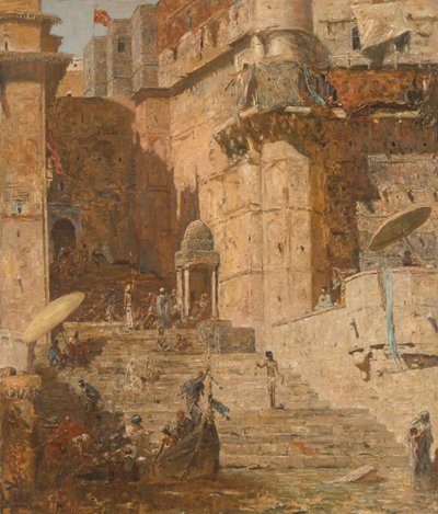 Benares, 1913 by Marius Bauer