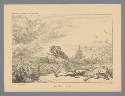 The Sirocco Blows by Marius Bauer