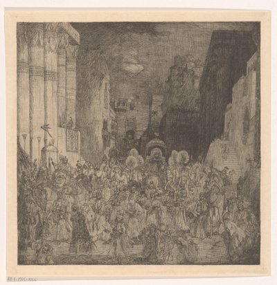 Queen of Sheba in Jerusalem by Marius Bauer