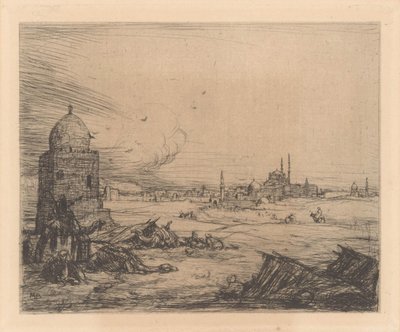 City View with Mosques by Marius Bauer