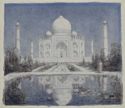 Taj Mahal by Moonlight by Marius Bauer