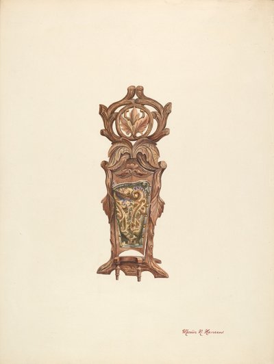 Bootjack & Slipper-Holder, c. 1940 by Marius Hansen
