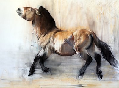 Ancient Horse (Przewalski in Winter), 2014 by Mark Adlington