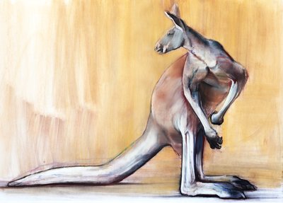 Big Red (Kangaroo) by Mark Adlington