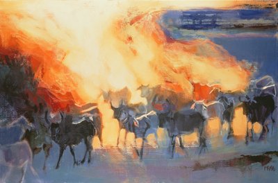 Dust Cloud, Drung by Mark Adlington
