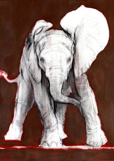 One Ear Up, 2018 by Mark Adlington