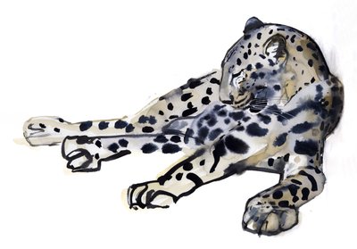 Recumbent (Arabian Leopard), 2008 by Mark Adlington