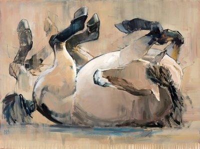 Roll, (Przewalski), 2014 by Mark Adlington