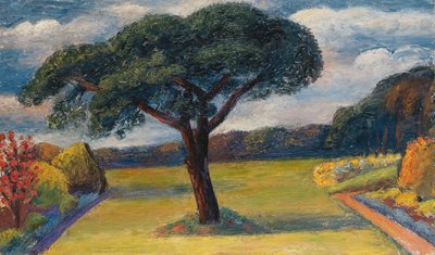 Hautbois, Norfolk, c.1936 by Mark Gertler