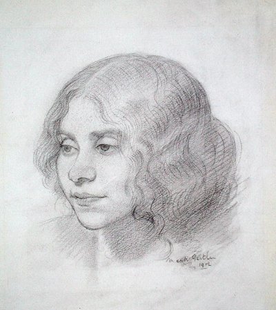 Head of a Girl by Mark Gertler