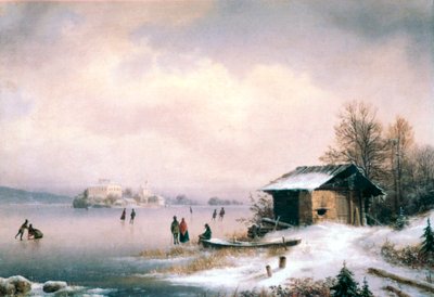 Winter Landscape, Ljubljana by Marko Pernhart