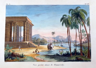 A View of Tinnevelly, India by Marlet et Cie