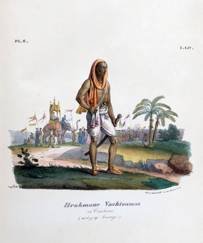 Brahmin Courtier, 1828 by Marlet et Cie