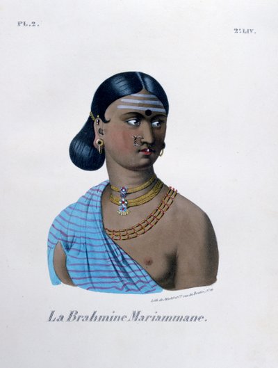 Brahmin Mariamman, 1828 by Marlet et Cie