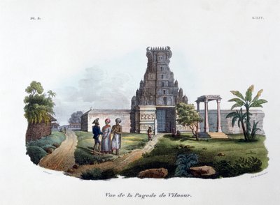The Pagoda of Vilnour, 1828 by Marlet et Cie