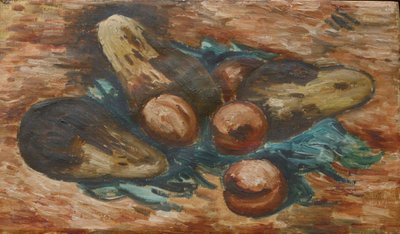 Eggplants and Pomegranates by Marsden Hartley