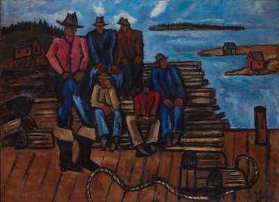 Lobster Fishermen by Marsden Hartley