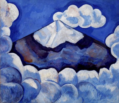 Popocatepetl, Spirited Morning-- Mexico by Marsden Hartley