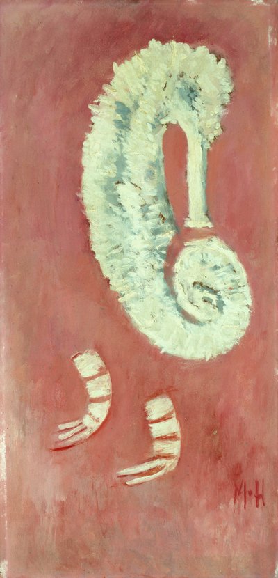 Sea Horse and Shrimp by Marsden Hartley