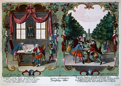 Adolescent Boys, Early 18th Century by Martin Engelbrecht