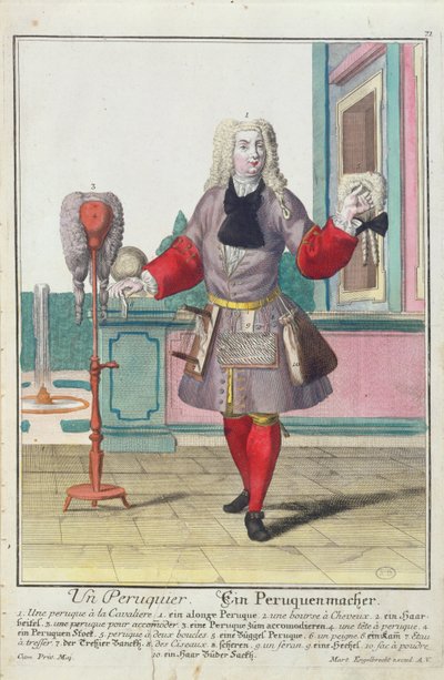 The Wigmaker, published in Augsburg by Martin Engelbrecht