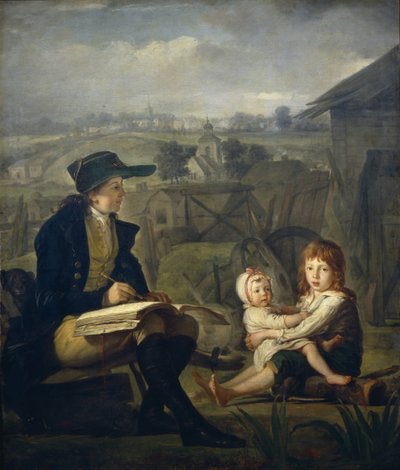 Werther drawing children by Martin Ferdinand Quadal