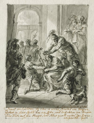 Christ Crowned with Thorns by Martin Johann Schmidt