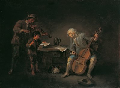 Musicians by Martin Johann Schmidt