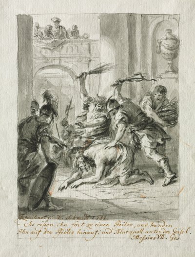 The Flagellation, 1788 by Martin Johann Schmidt