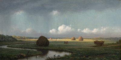 Sudden Shower, Newbury Marshes by Martin Johnson Heade