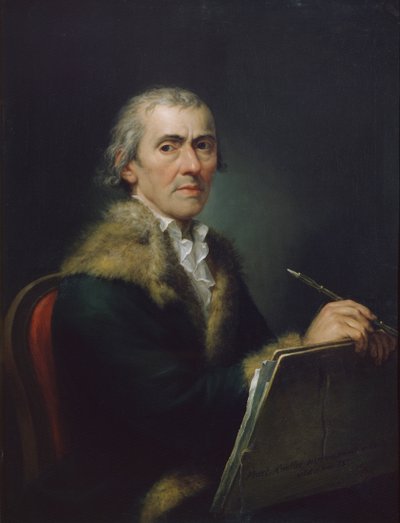 Self-portrait by Martin Knoller