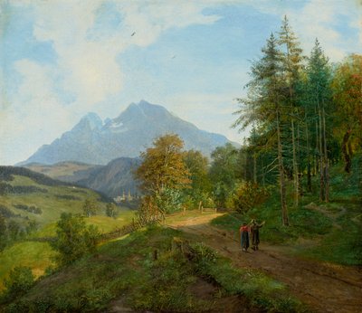 Landscape Near Berchtesgaden by Martin Martin