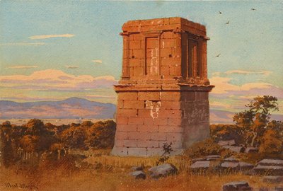 Ancient Tomb in the Campagna (?) by Martin Meyer