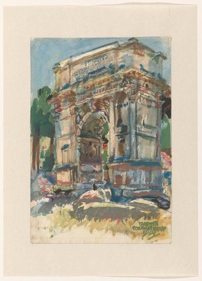 The Arch of Titus, Rome by Martin Monnickendam
