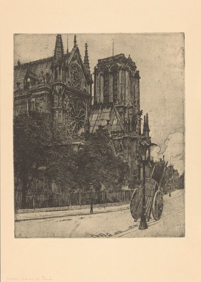 Notre-Dame of Paris by Martin Monnickendam