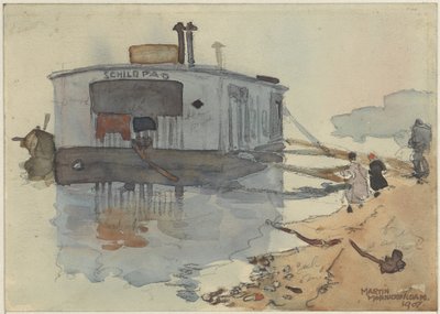 Ship The Turtle on a Shore by Martin Monnickendam