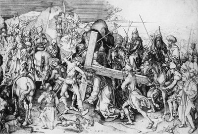 Christ bearing his cross, c.1475 by Martin Schongauer