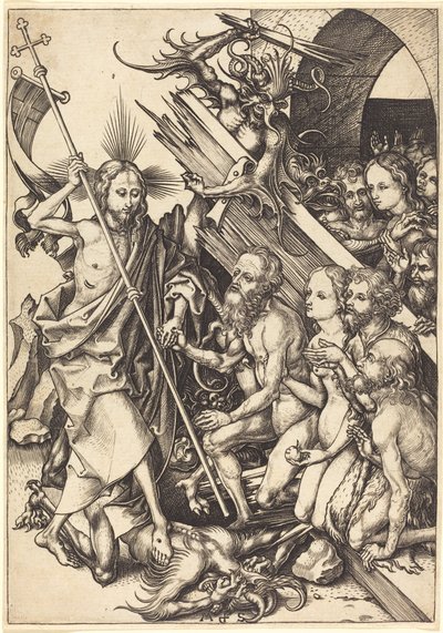 Christ in Limbo by Martin Schongauer