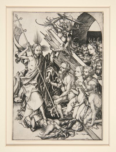 Christ in Limbo by Martin Schongauer