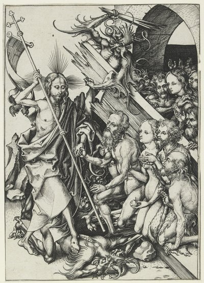 Christ in Limbo by Martin Schongauer