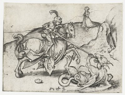 Saint George and the Dragon by Martin Schongauer