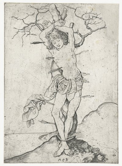 Saint Sebastian by Martin Schongauer