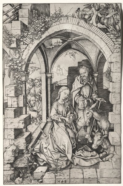 Life of the Virgin: The Nativity by Martin Schongauer